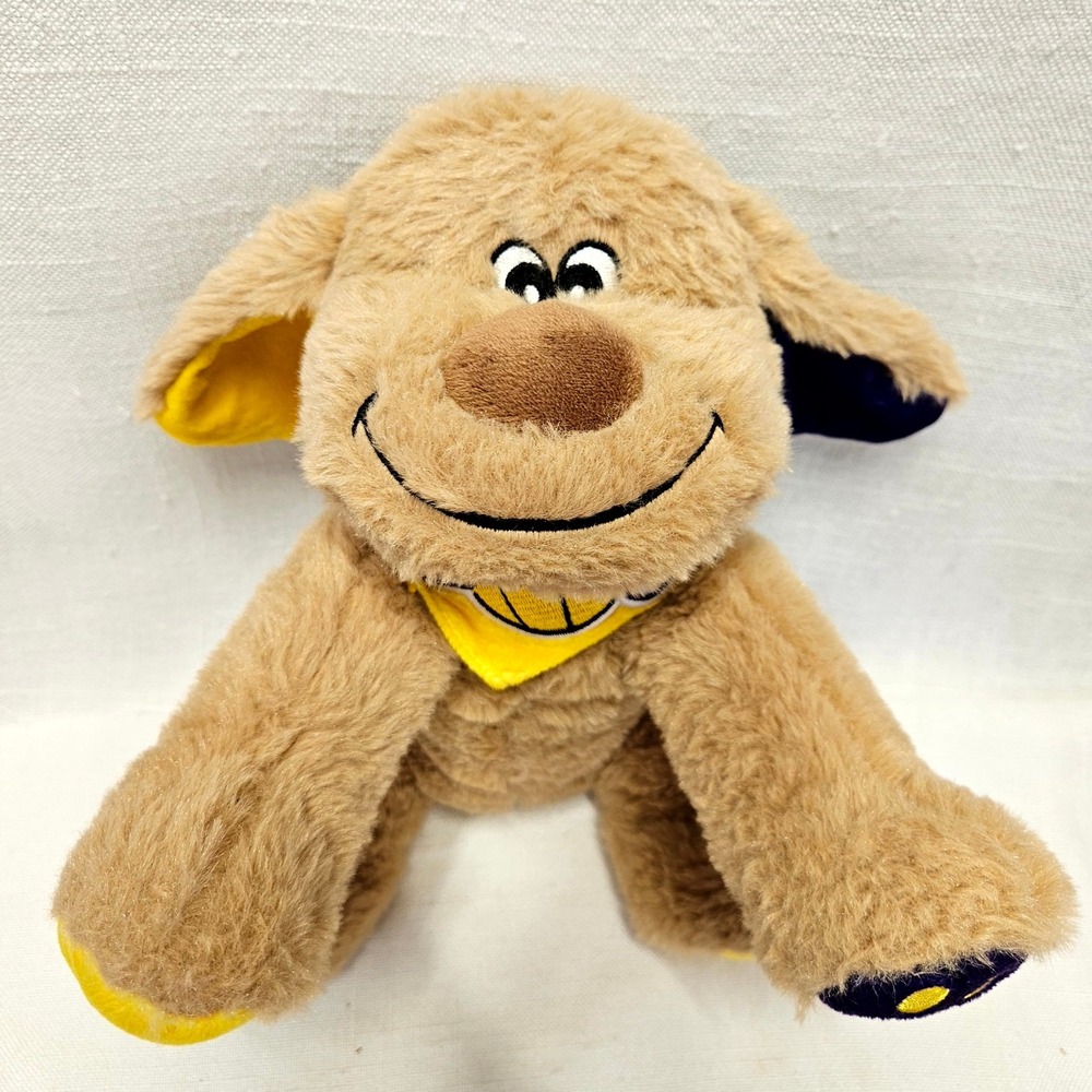 FOCO Los Angeles Lakers Plush Dog 12in‎ Tan NBA Basketball Fan Gear Toy